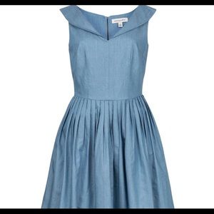 Modcloth Emily & Fin Lulu Tencel Dress (Size L)